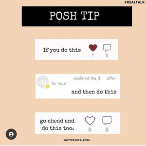 #1 POSH TIP❗